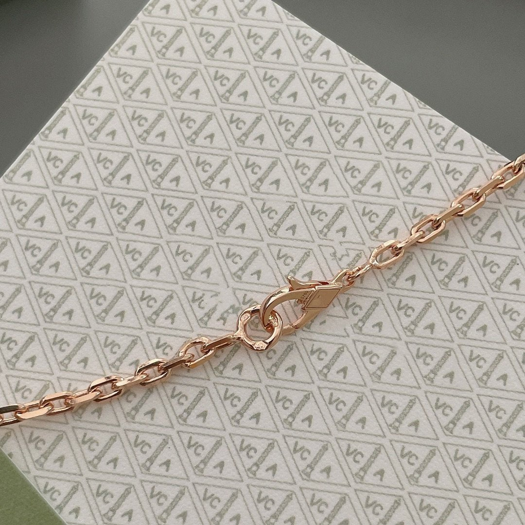 [Rose Jewellery]LUCKY SPRING 15 MOTIFS ROSE GOLD NECKLACE