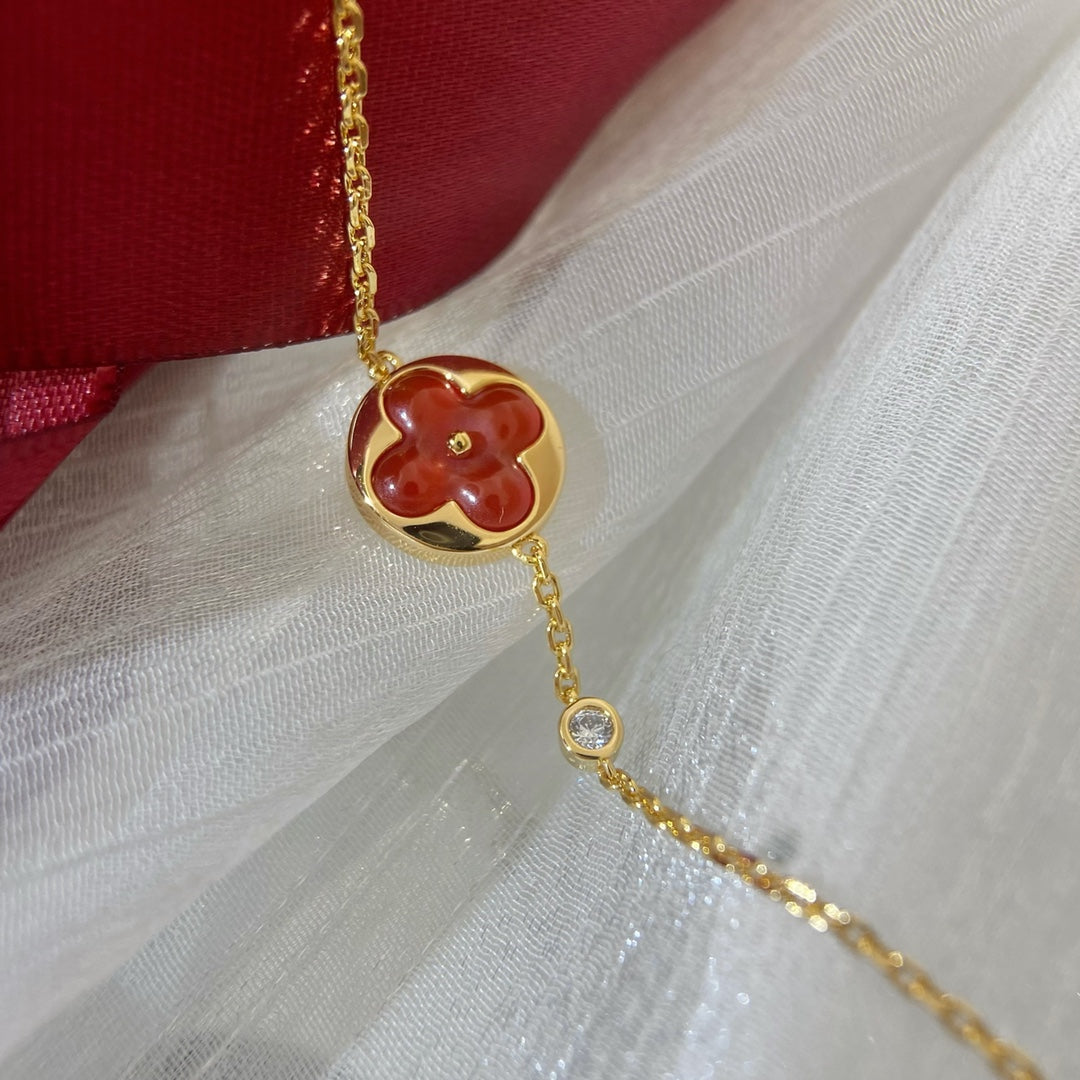 [Rose Jewellery]SUN PEDANT CARNELIAN BRACELET