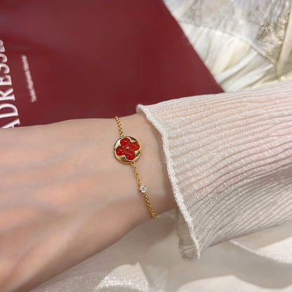 [Rose Jewellery]SUN PEDANT CARNELIAN BRACELET