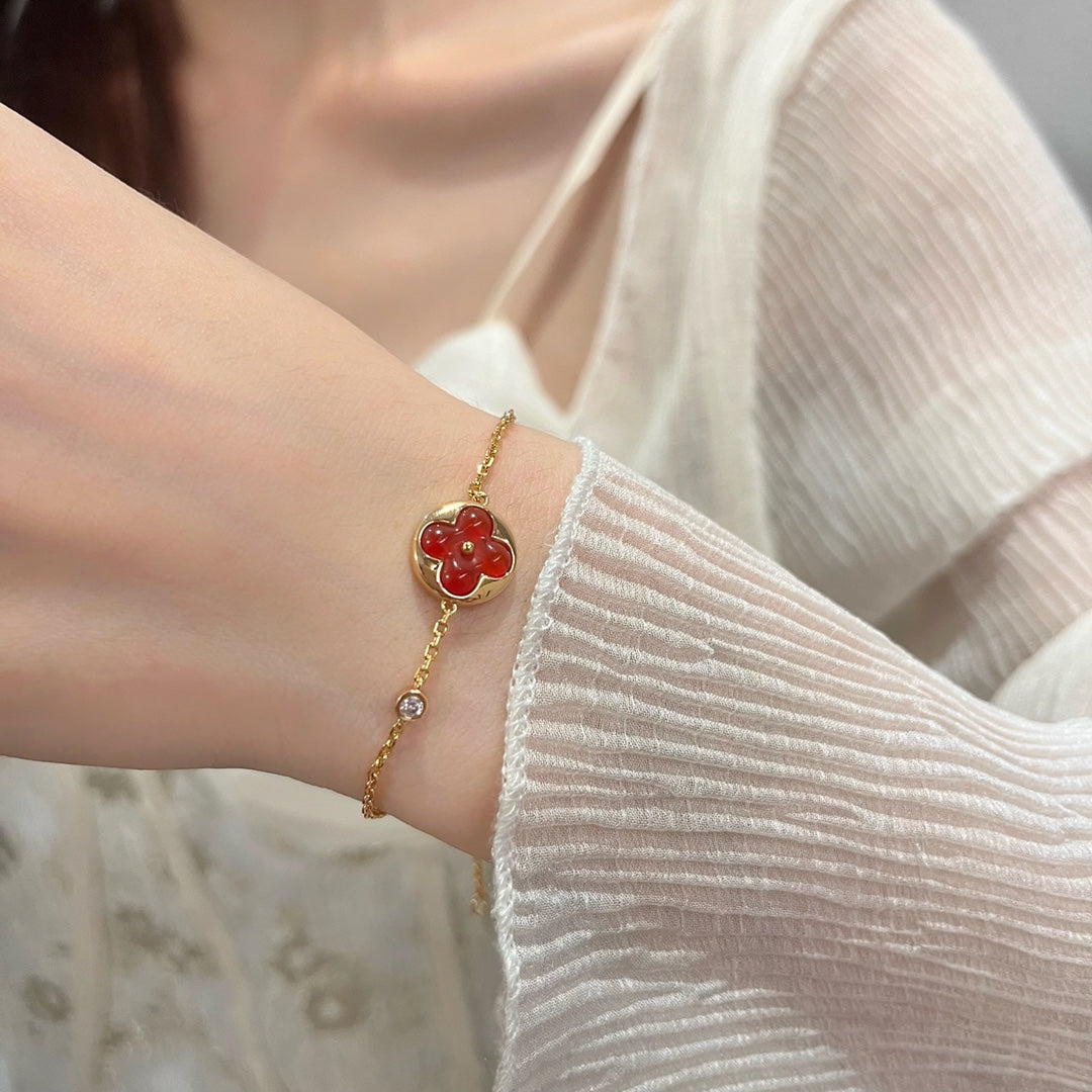 [Rose Jewellery]SUN PEDANT CARNELIAN BRACELET