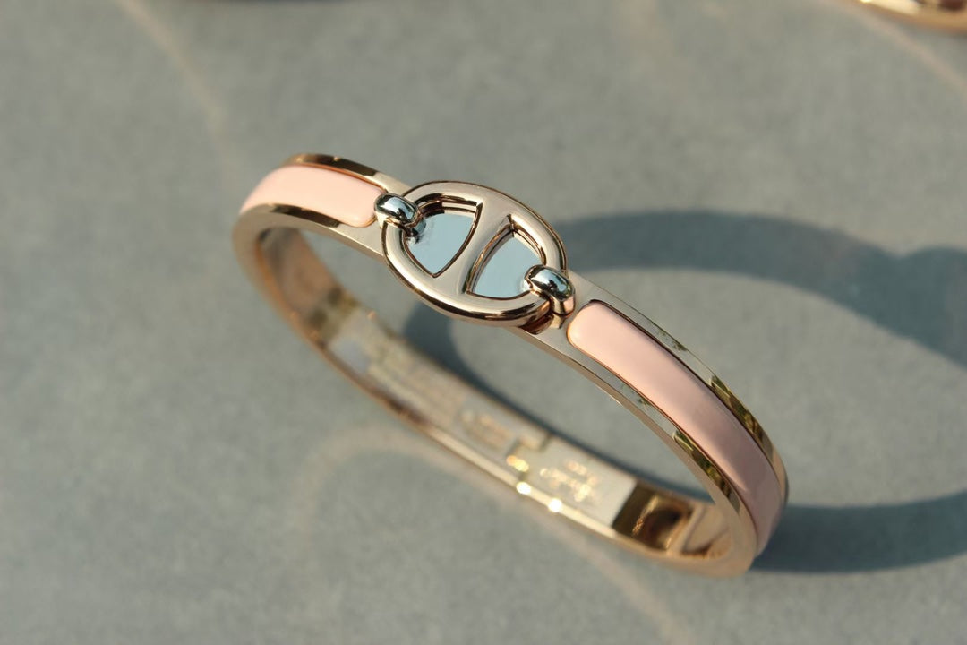 [Rose Jewellery]CLIC CHAINE PINK GOLD BRACELET