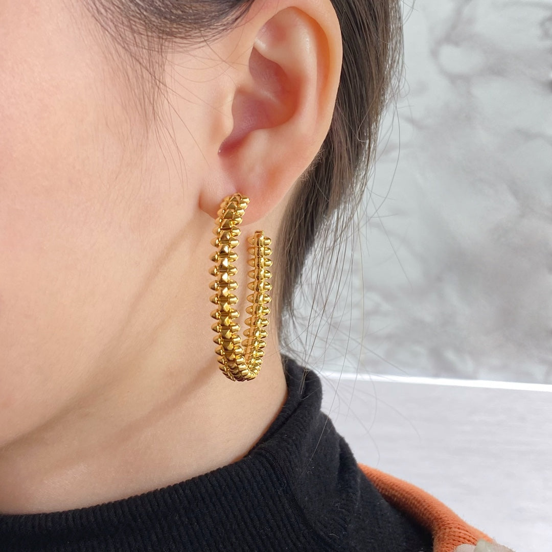 [Rose Jewellery]CLASH LARGE HOOP EARRINGS