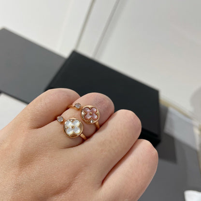 [Rose Jewellery]SUN 1 DIAMOND PINK MOP RING