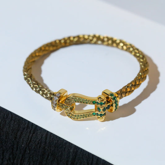 [Rose Jewellery]FORCE 10 GOLD GREEN DIAMOND PAVED