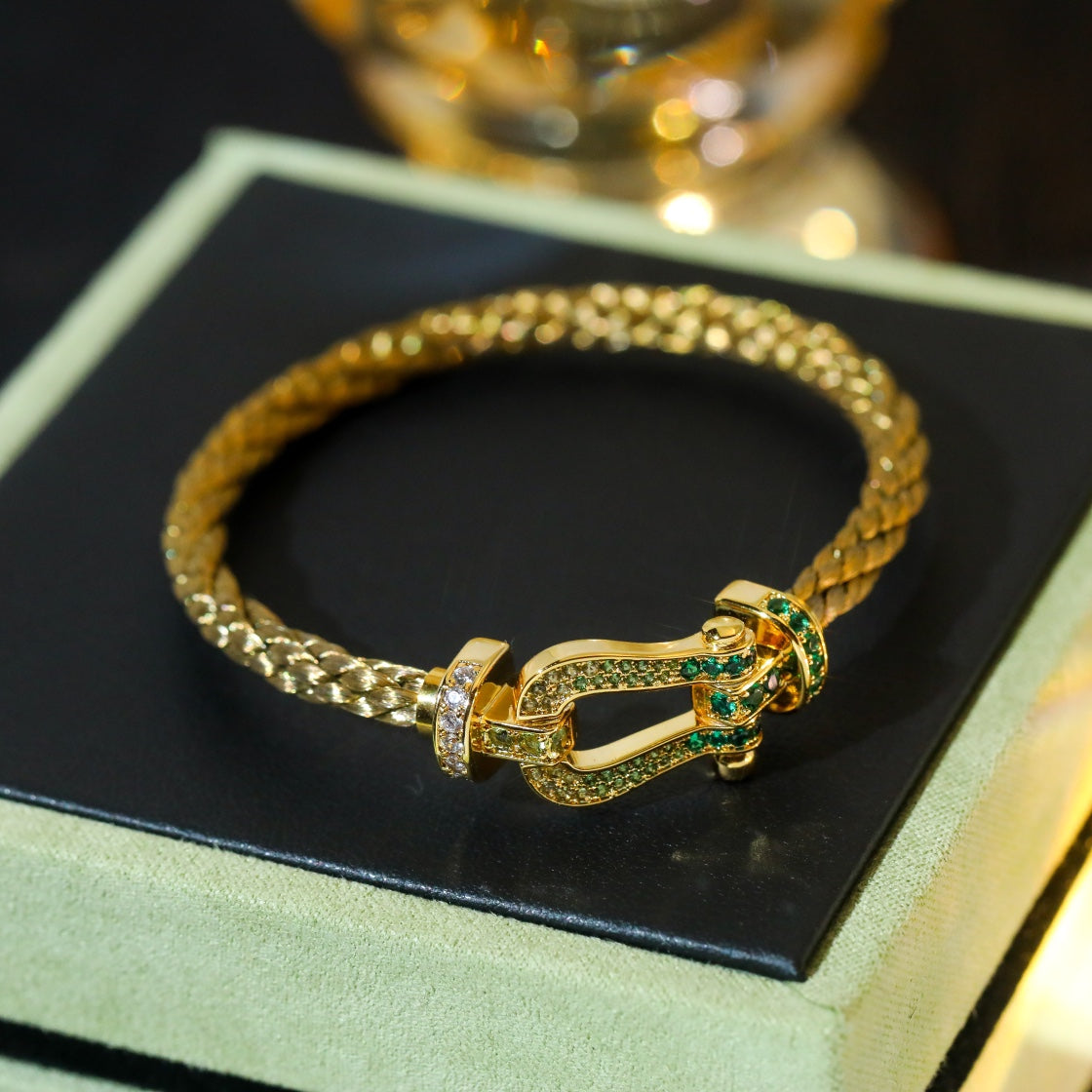 [Rose Jewellery]FORCE 10 GOLD GREEN DIAMOND PAVED