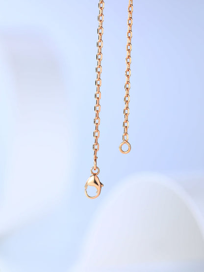 [Rose Jewellery]H CAGE PINK GOLD NECKLACE