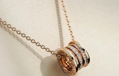 [Rose Jewellery]ZERO 1 PINK GOLD DIAMOND NECKLACE