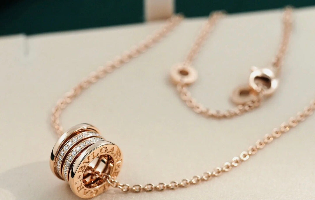 [Rose Jewellery]ZERO 1 PINK GOLD DIAMOND NECKLACE