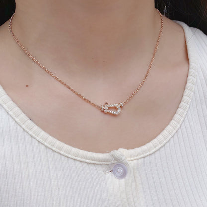 [Rose Jewellery]FORCE 10 PINK GOLD DIAMOND NECKLACE