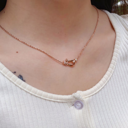 [Rose Jewellery]FORCE 10 PINK GOLD DIAMOND NECKLACE