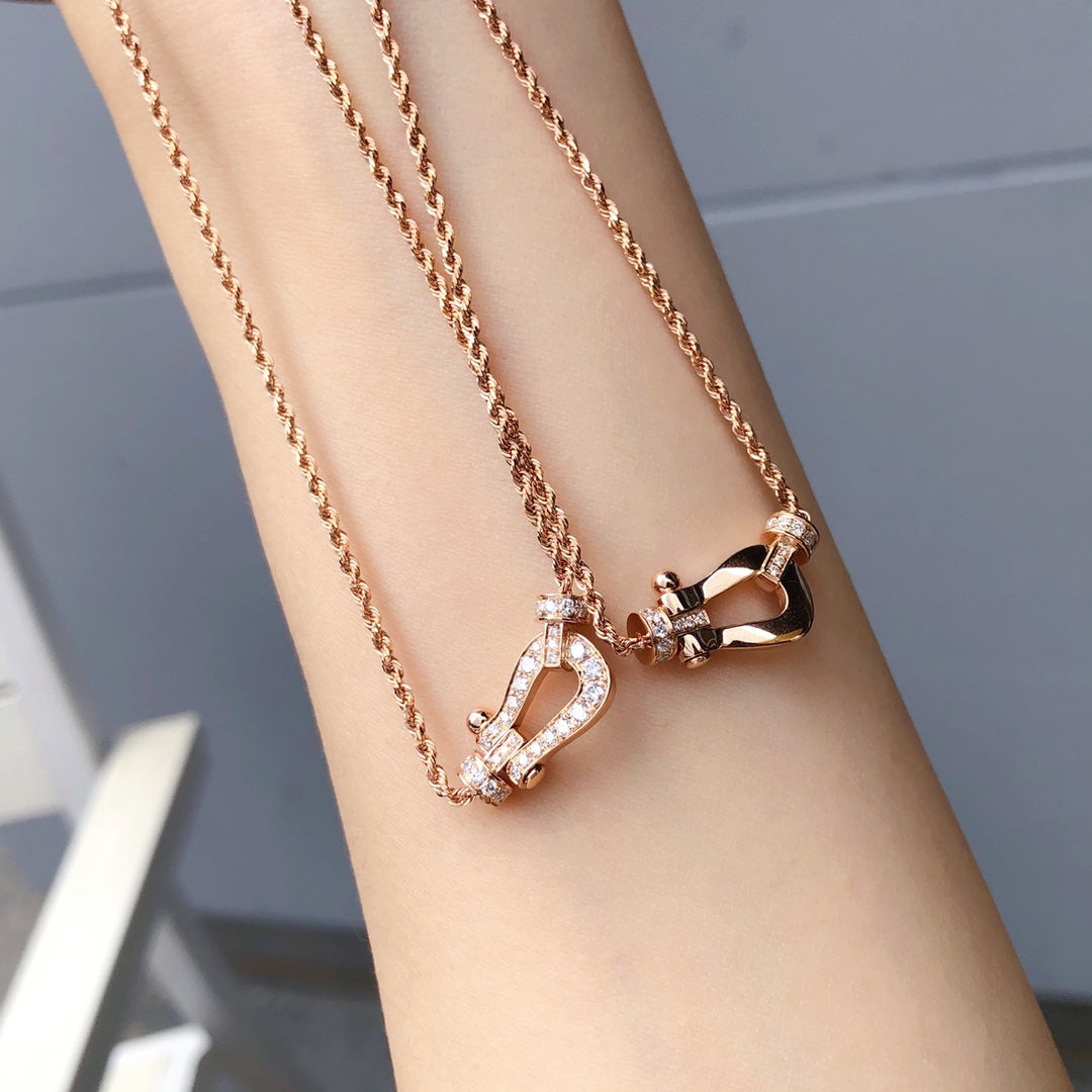 [Rose Jewellery]FORCE 10 PINK GOLD DIAMOND NECKLACE