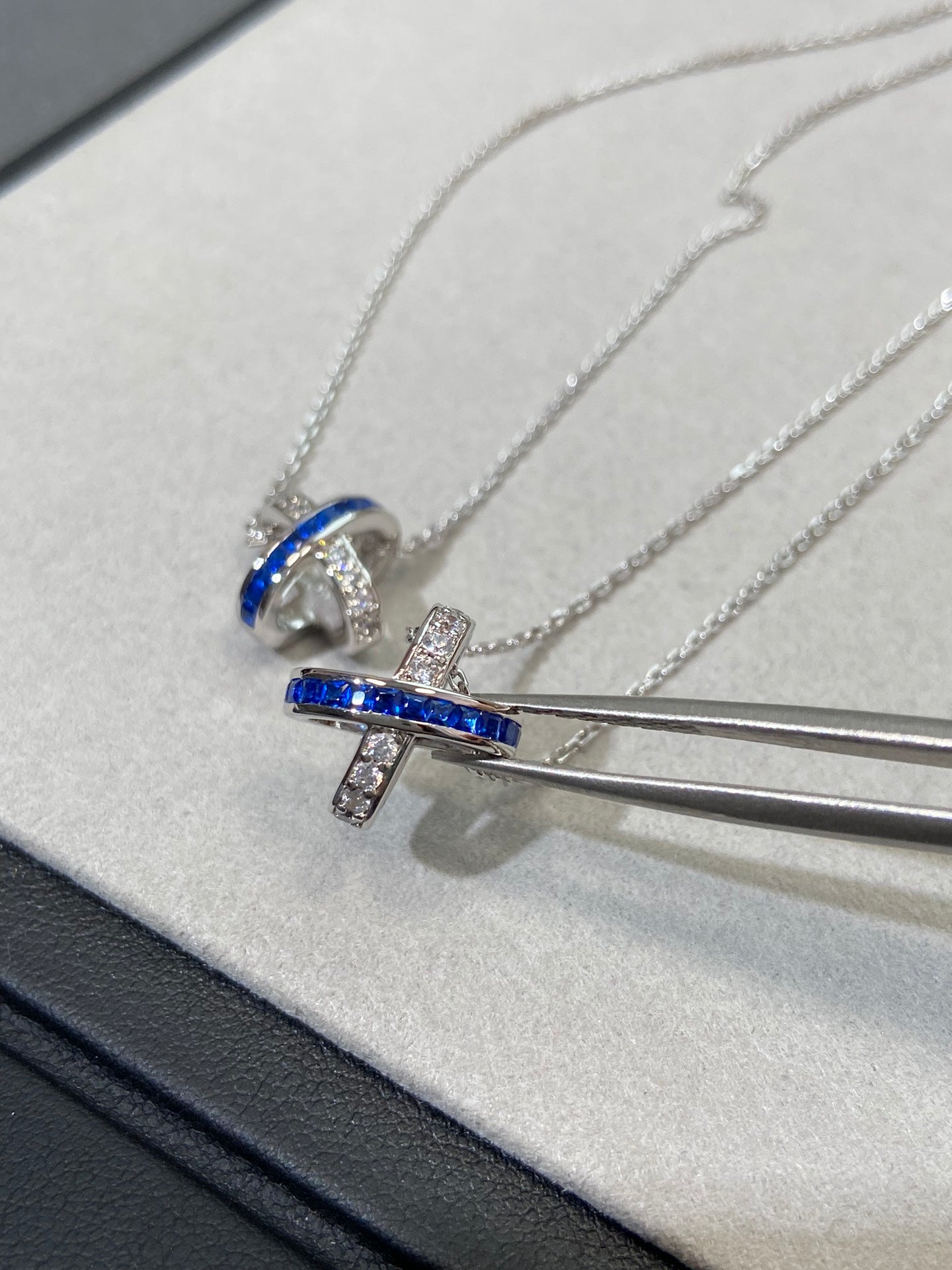 [Rose Jewellery]LIENS DIAMOND SILVER NECKLACE