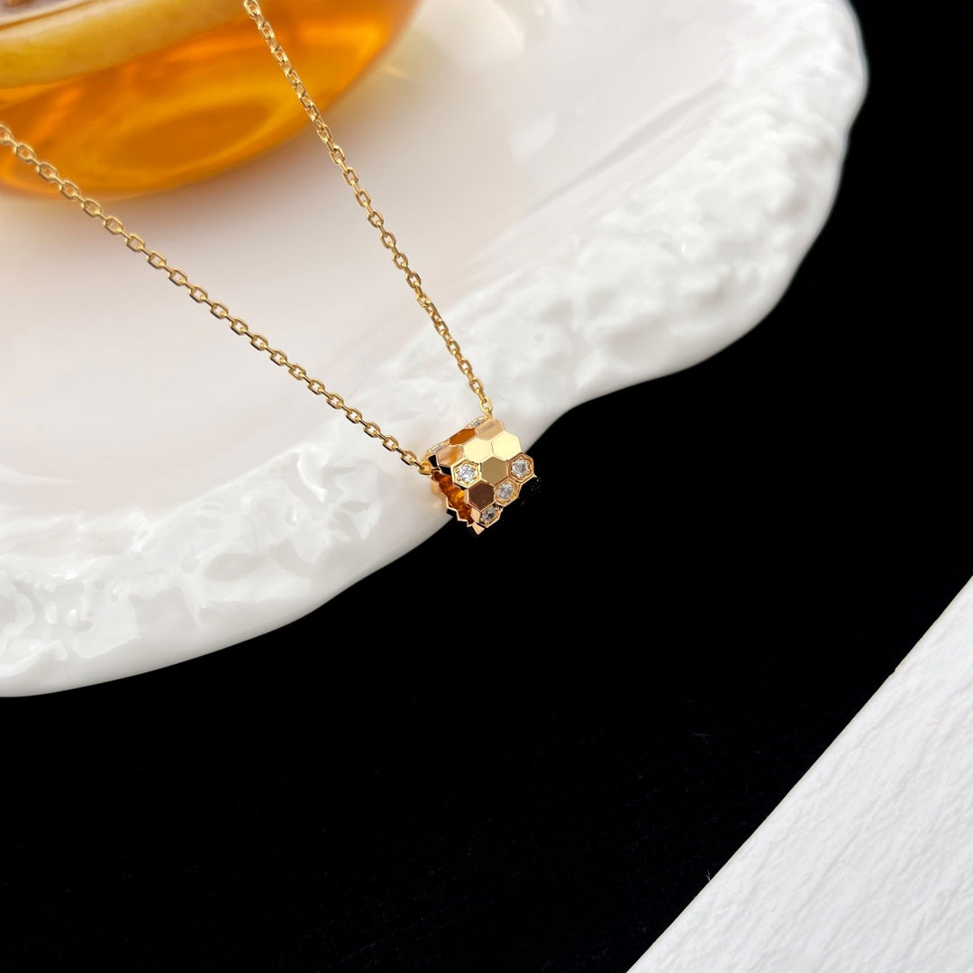 [Rose Jewellery]BEE MINI PEDANT DIAMOND NECKLACE