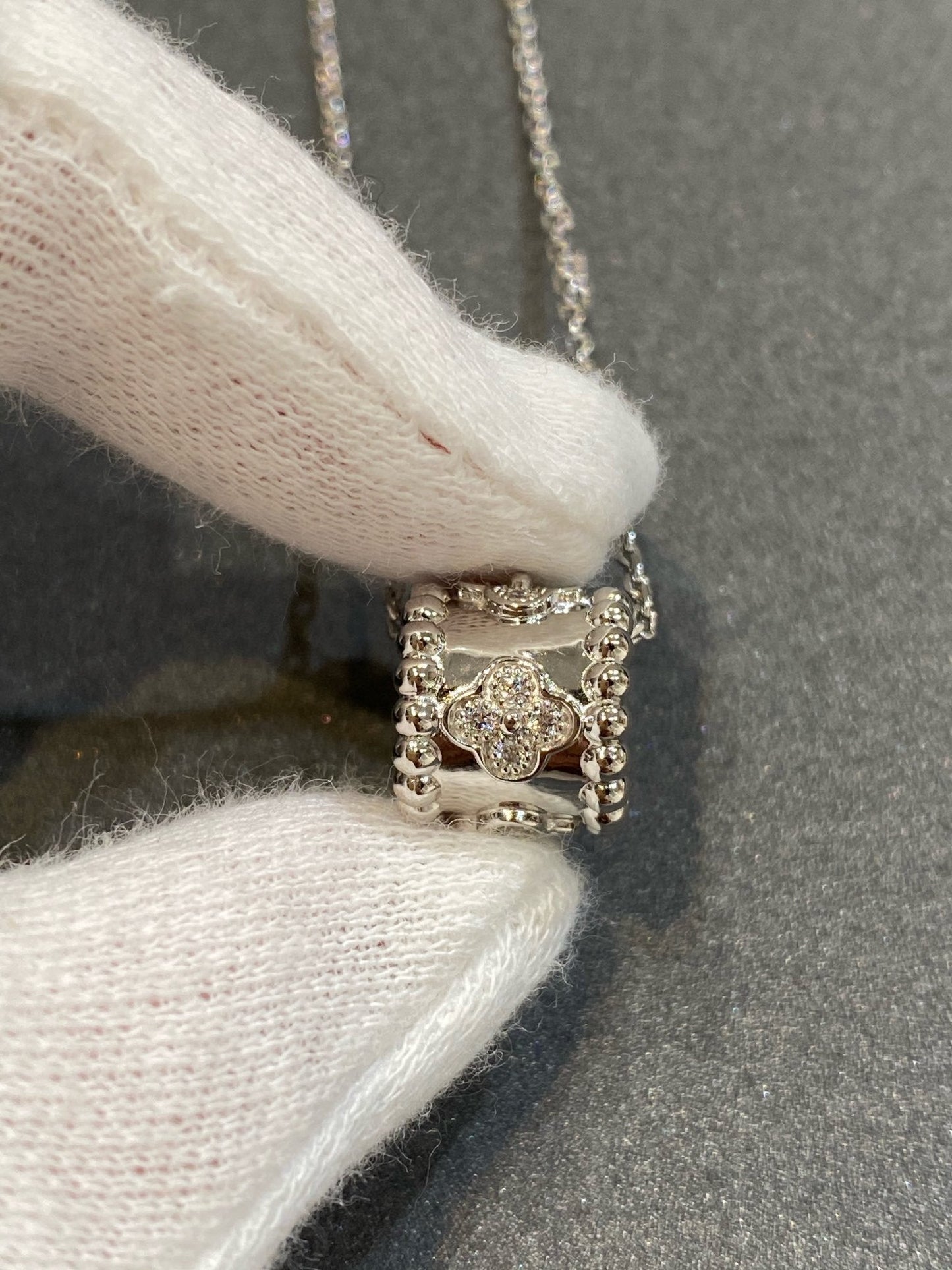 [Rose Jewellery]PERLEE PEDANT SIVLER DIAMOND NECKLACE