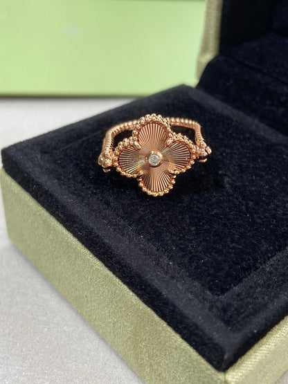 [Rose Jewellery]CLOVER RIVERSIBLE ROSE GOLD RING