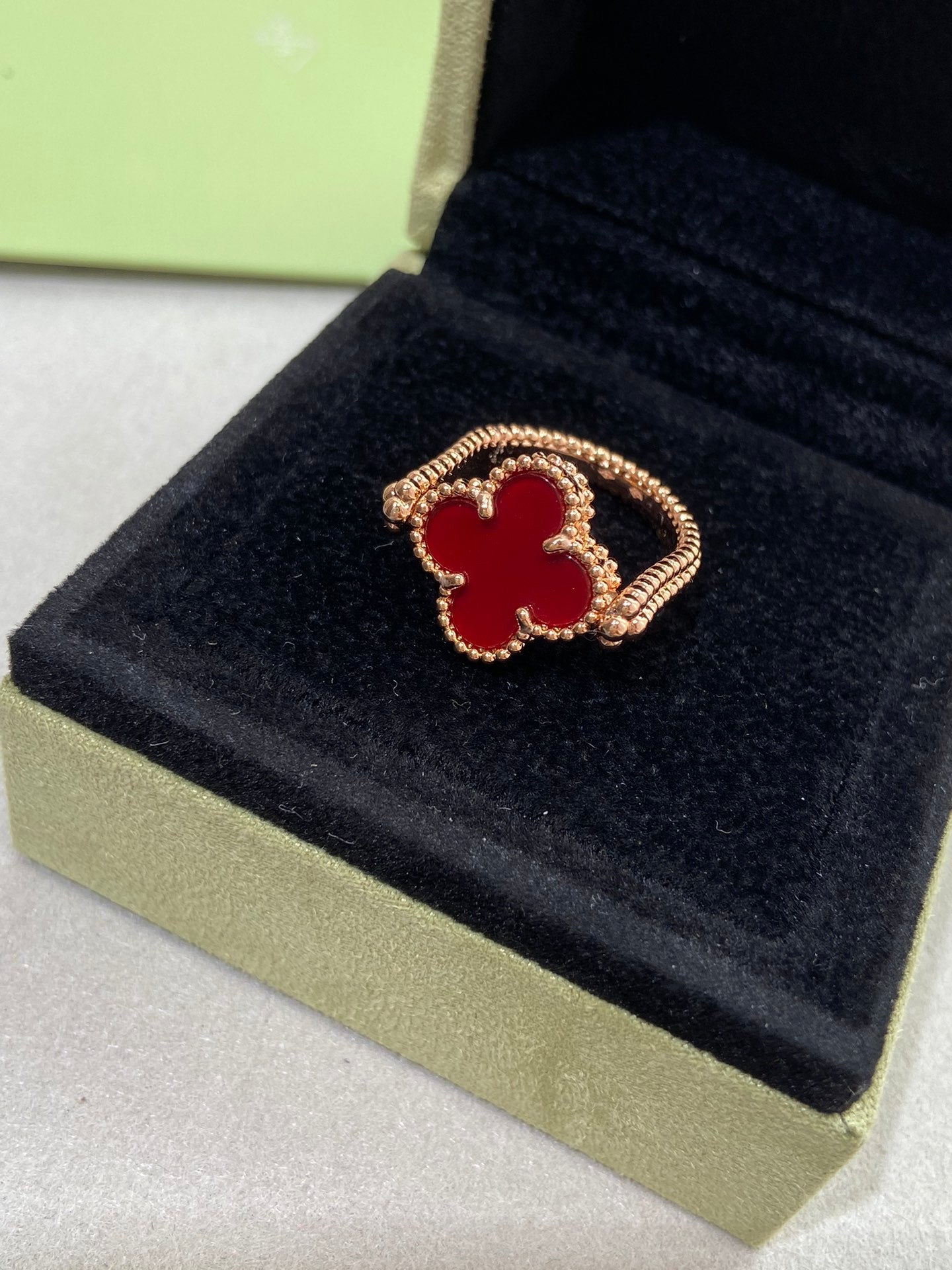 [Rose Jewellery]CLOVER RIVERSIBLE ROSE GOLD RING