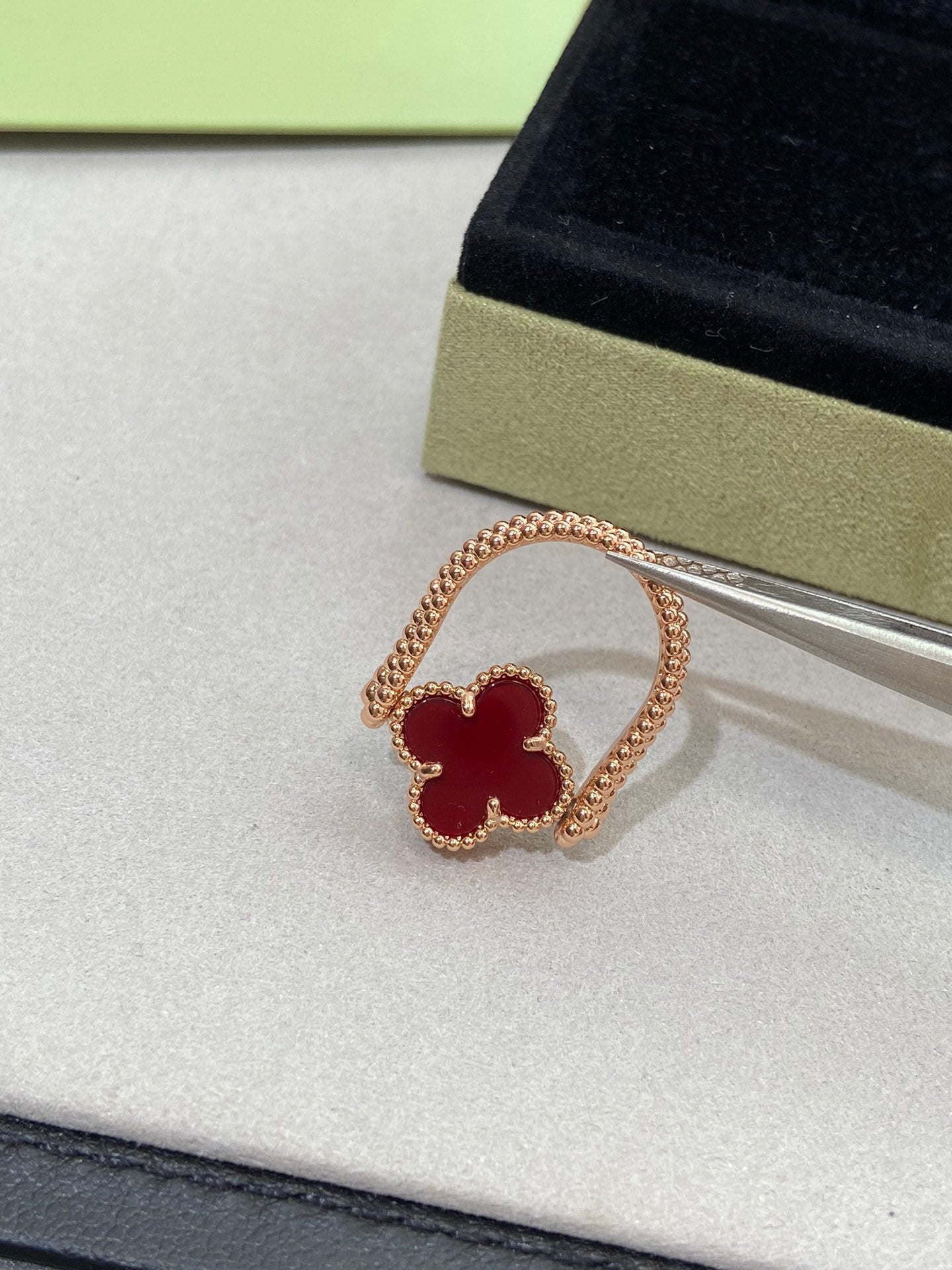 [Rose Jewellery]CLOVER RIVERSIBLE ROSE GOLD RING