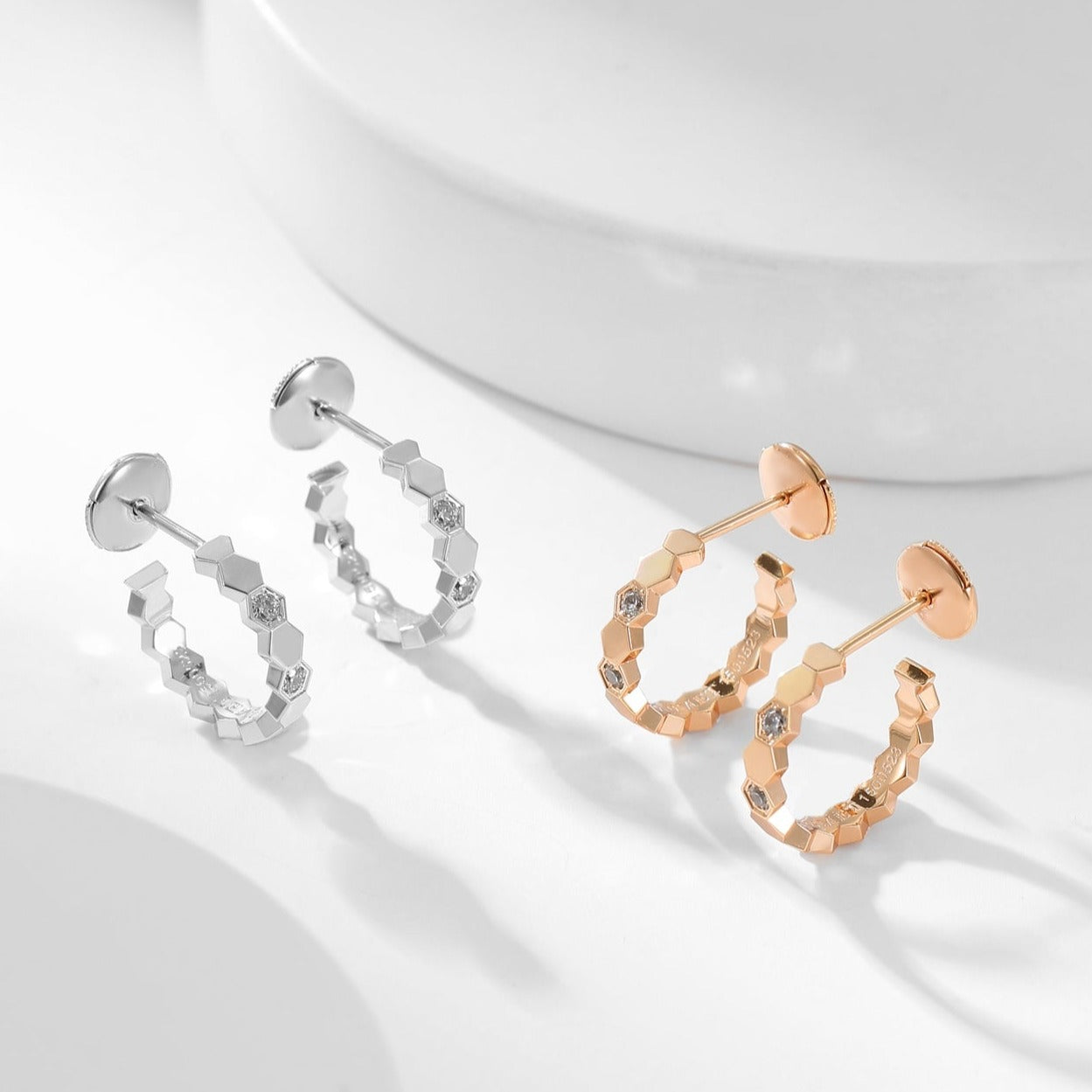 [Rose Jewellery]BEE LOVE DIAMOND HOOP EARRINGS