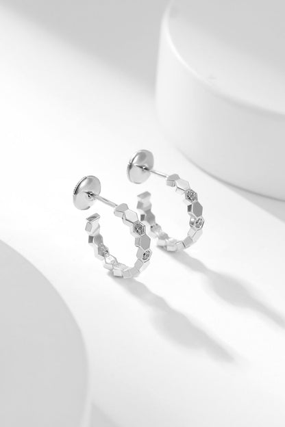 [Rose Jewellery]BEE LOVE DIAMOND HOOP EARRINGS