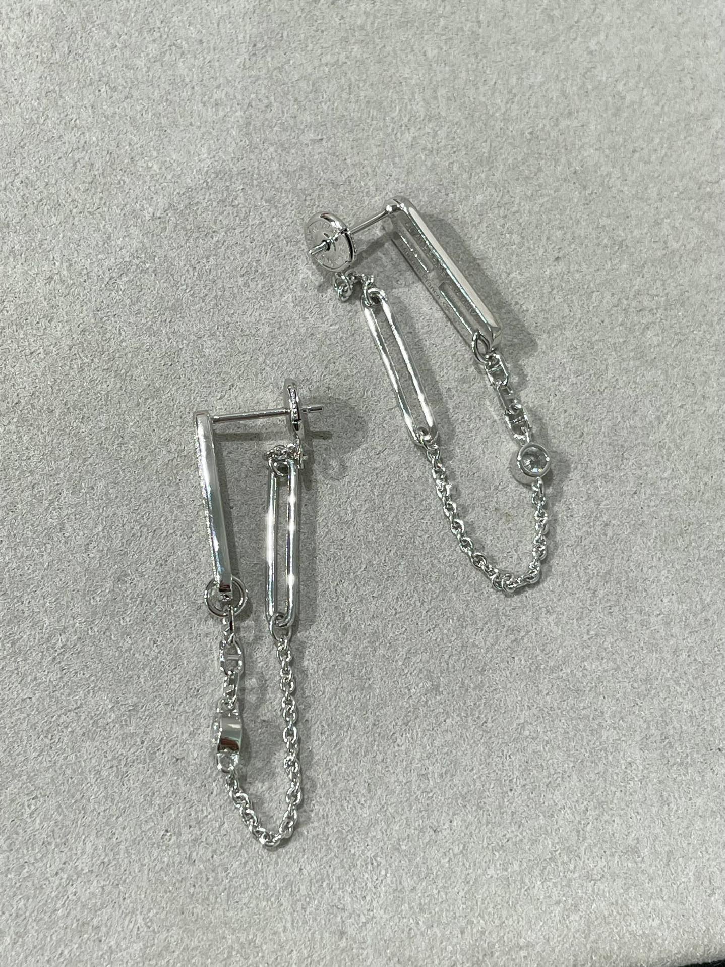 [Rose Jewellery]CHAINE CHAOS DIAMOND DROP EARRINGS