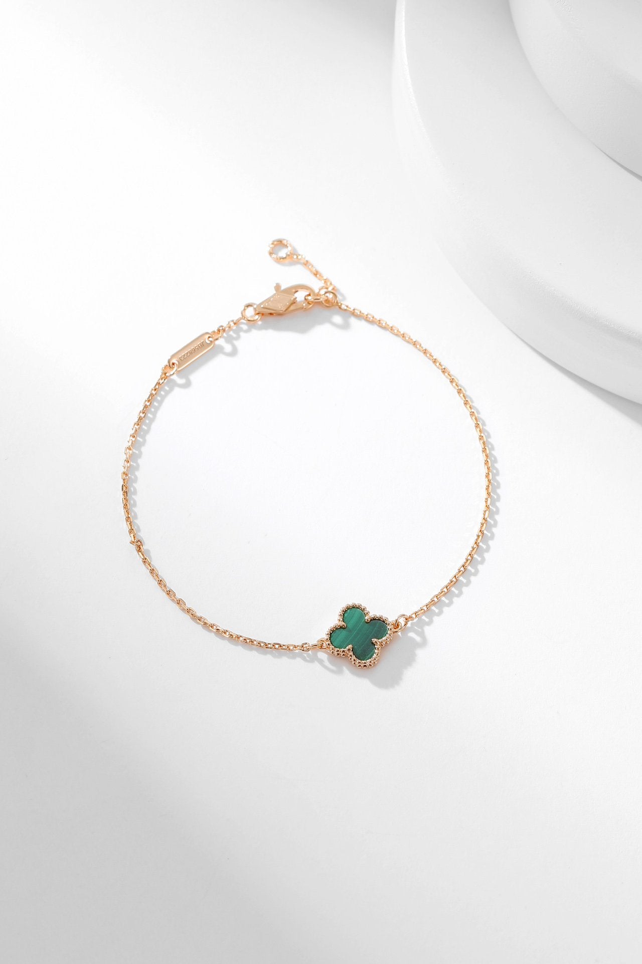 [Rose Jewellery]CLOVER BRACELET MALACHITE 1 MOTIF