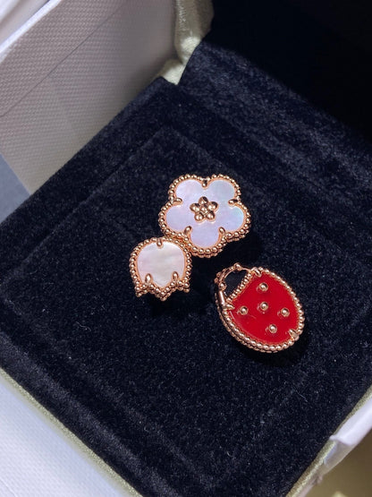 [Rose Jewellery]LUCKY 3 MOTIF ROSE GOLD RING