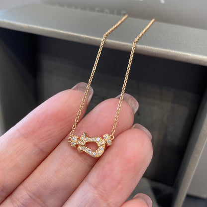 [Rose Jewellery]FORCE 10 DIAMOND PINK GOLD NECKLACE MINI MODEL