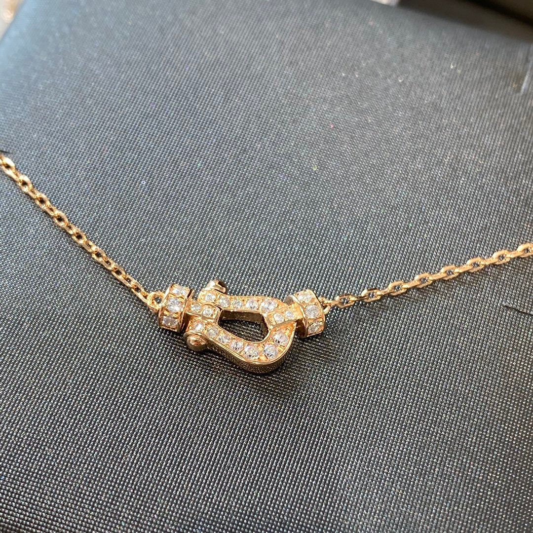 [Rose Jewellery]FORCE 10 DIAMOND PINK GOLD NECKLACE MINI MODEL