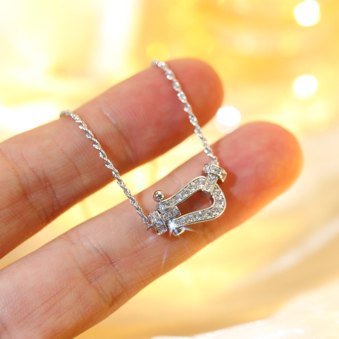 [Rose Jewellery]FORCE 10 DIAMOND SILVER NECKLACE MINI MODEL