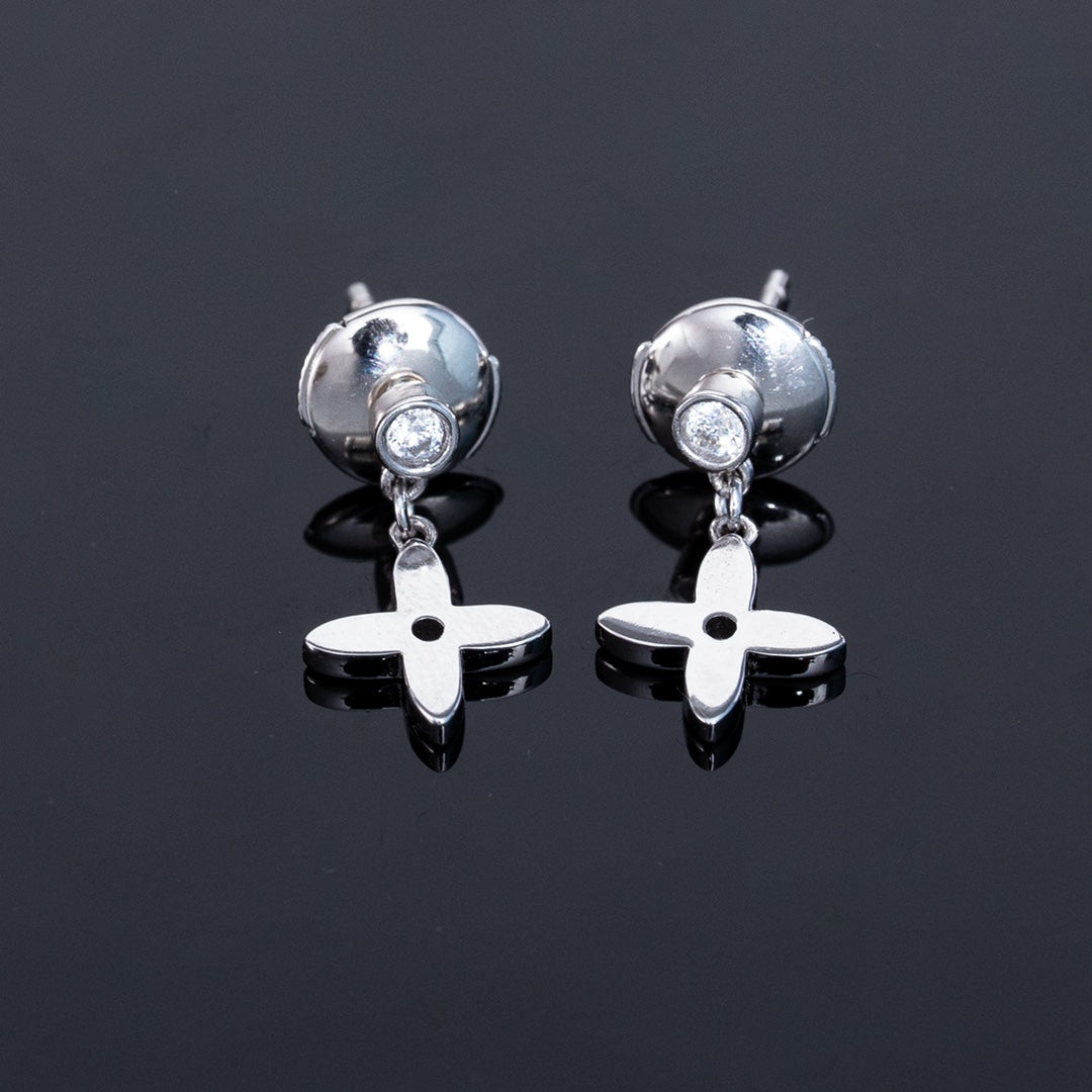 [Rose Jewellery]VIDYLLE SILVER DIAMOND MINI DROP EARRINGS