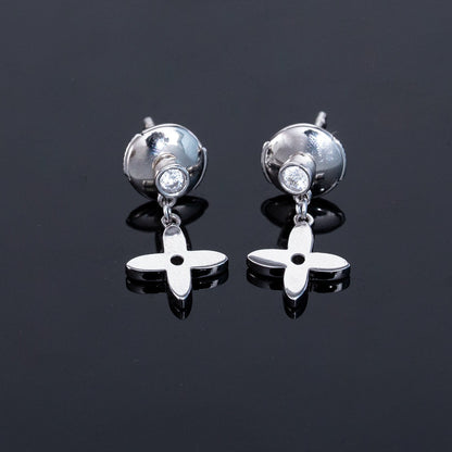 [Rose Jewellery]VIDYLLE SILVER DIAMOND MINI DROP EARRINGS