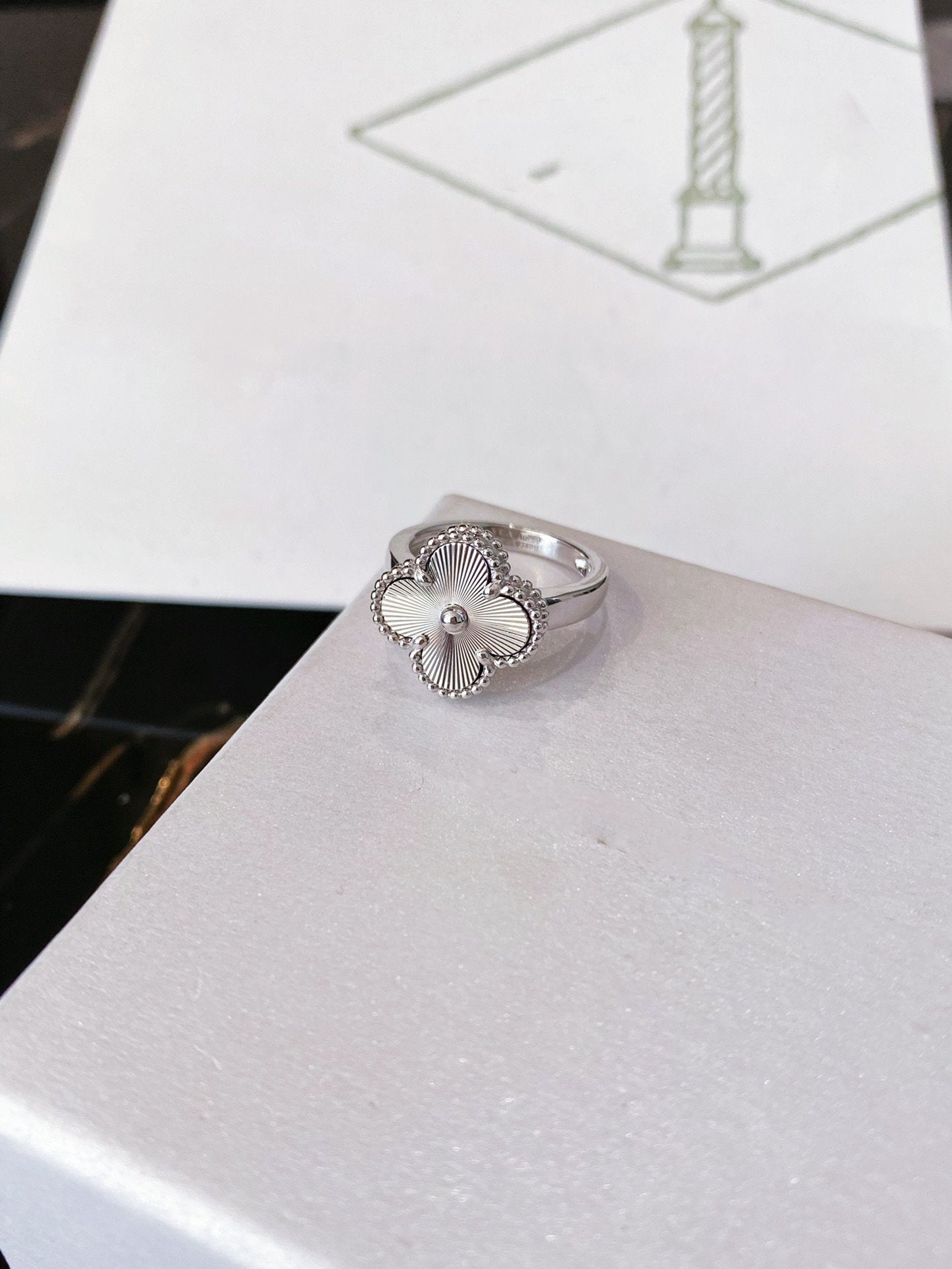 [Rose Jewellery]CLOVER SILVER RING