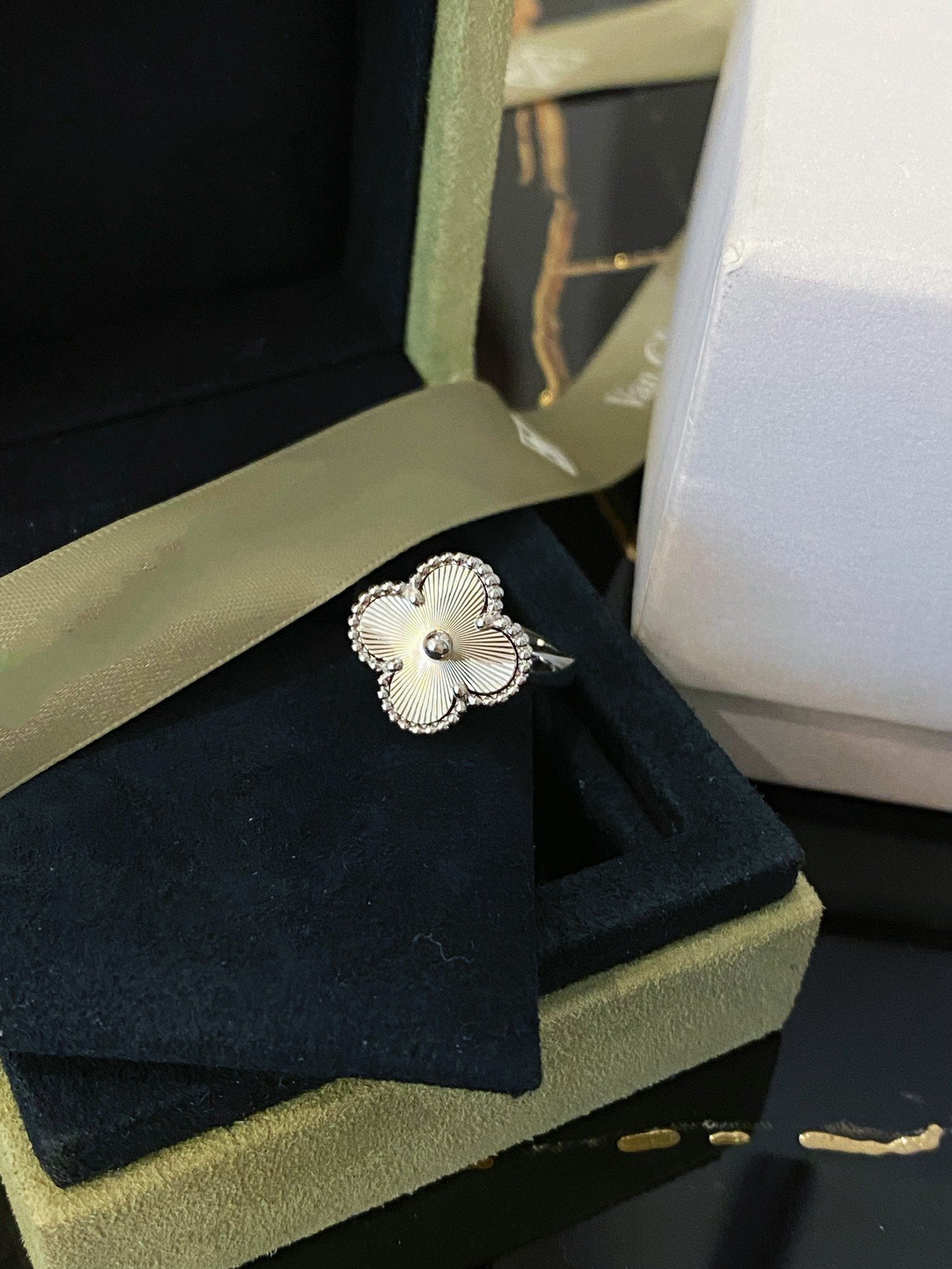 [Rose Jewellery]CLOVER SILVER RING