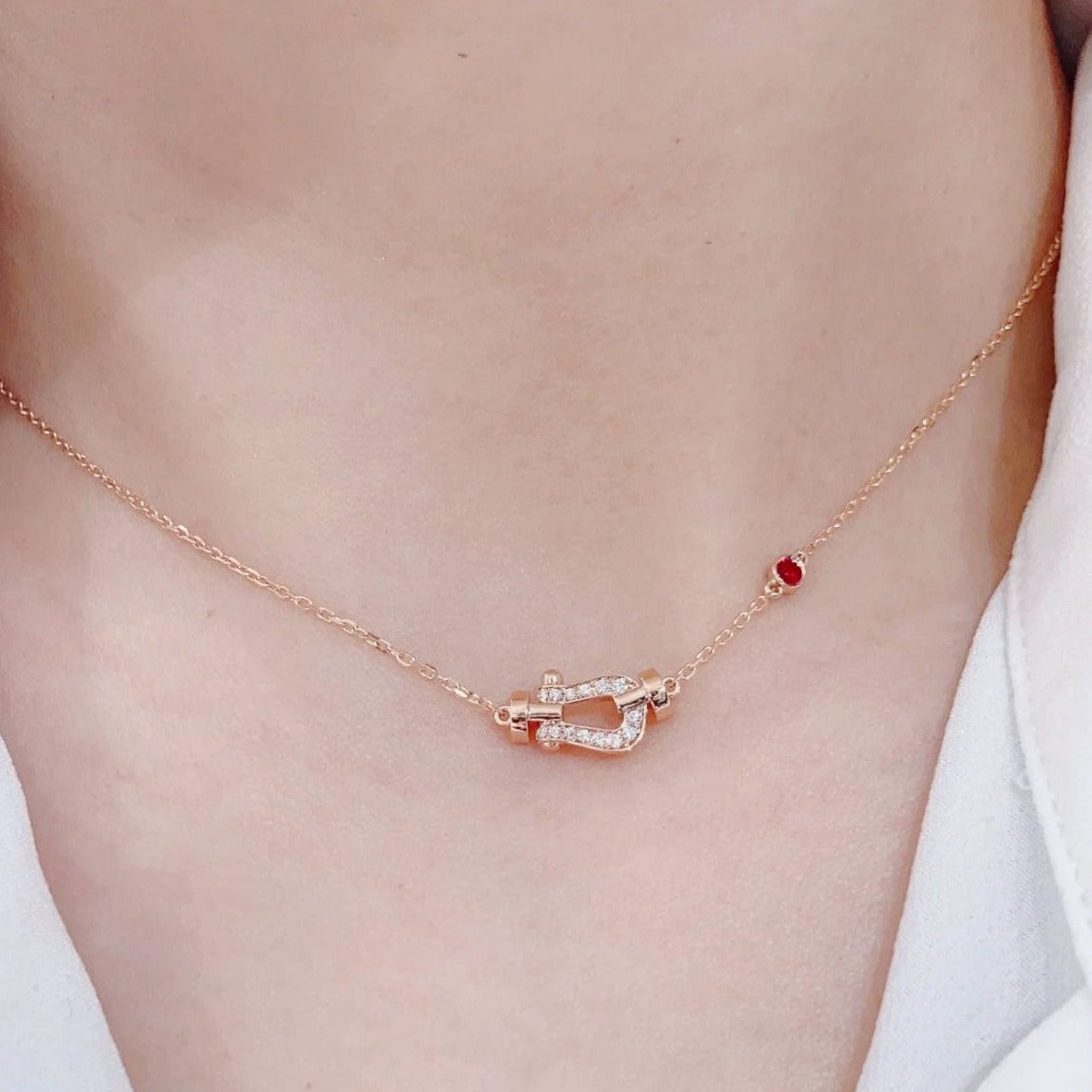 [Rose Jewellery]FORCE 10 DIAMOND PINK GOLD NECKLACE