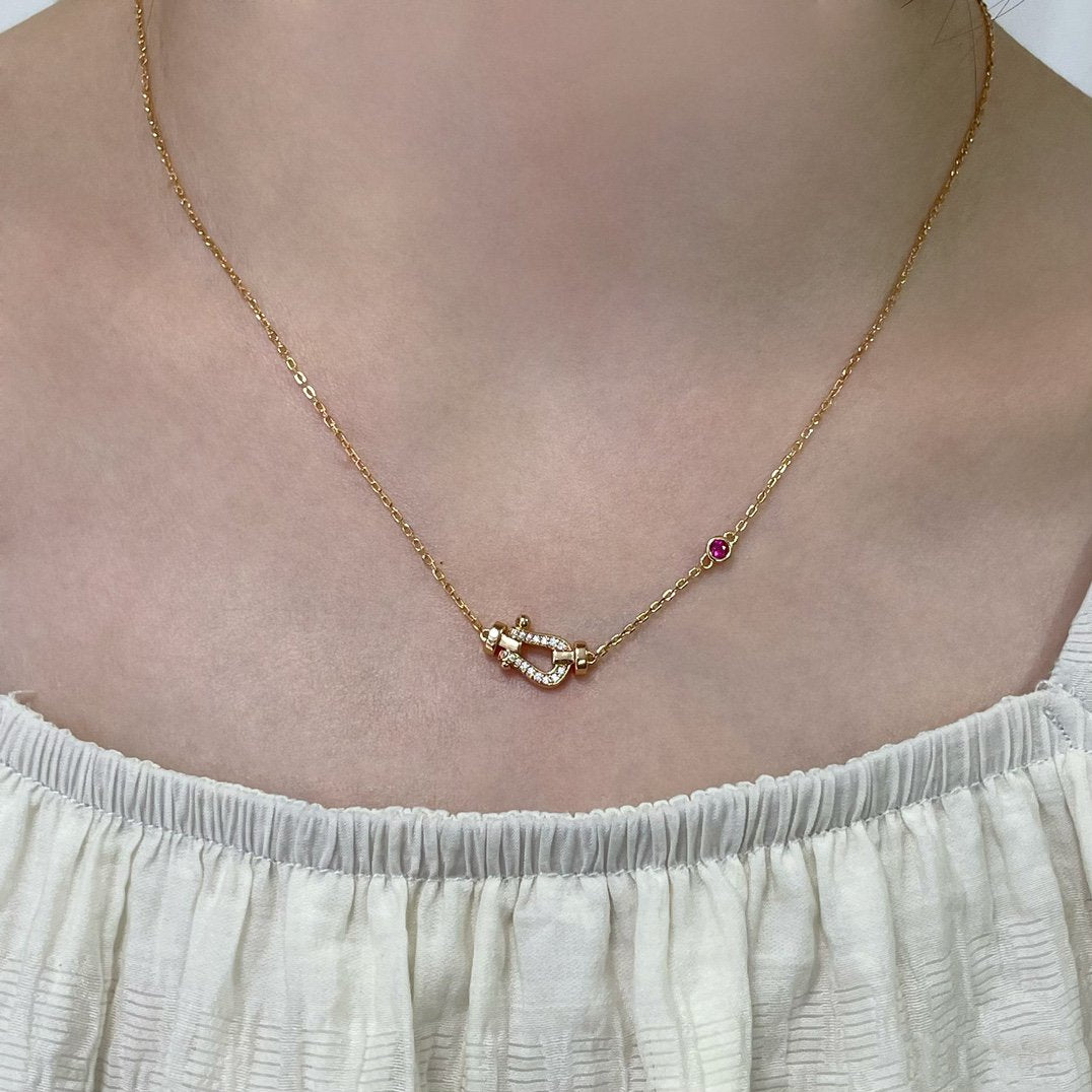 [Rose Jewellery]FORCE 10 DIAMOND PINK GOLD NECKLACE