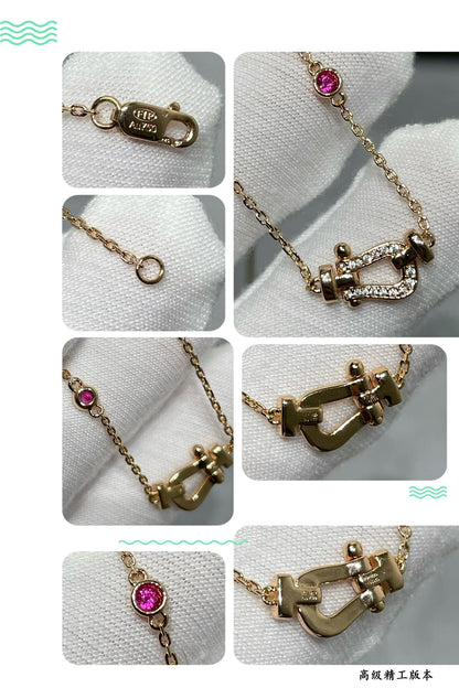 [Rose Jewellery]FORCE 10 DIAMOND PINK GOLD NECKLACE