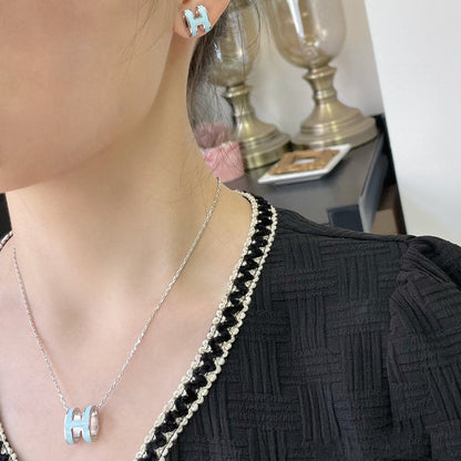 [Rose Jewellery]POP H SKY BLUE NECKLACE