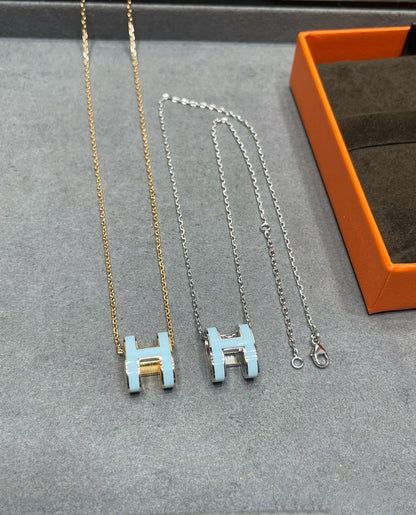 [Rose Jewellery]POP H SKY BLUE NECKLACE