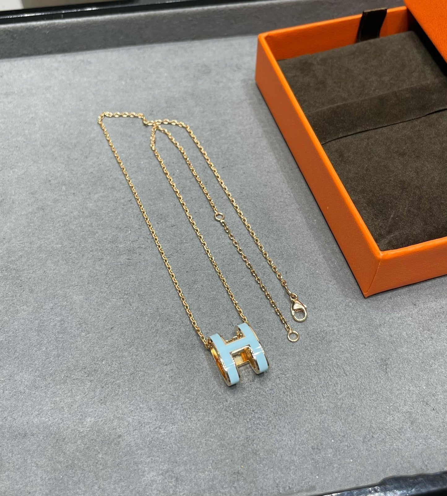 [Rose Jewellery]POP H SKY BLUE NECKLACE