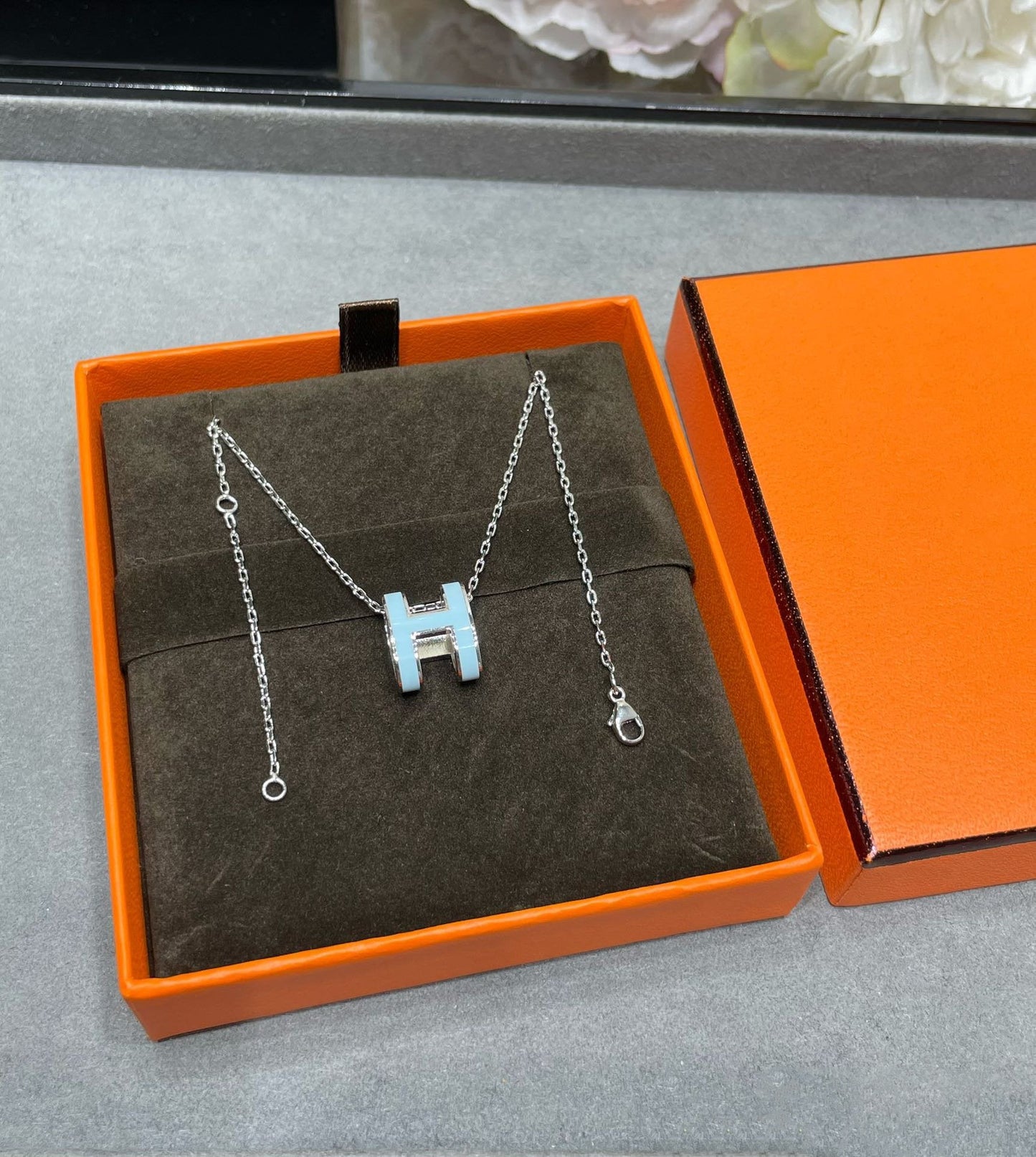 [Rose Jewellery]POP H SKY BLUE NECKLACE