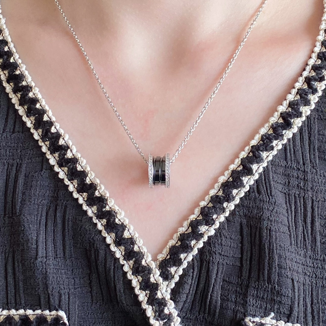 [Rose Jewellery]ZERO 1 DIAMOND CERAMIC NECKLACE