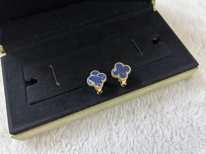 [Rose Jewellery]CLOVER PIETERSITE MEDIUM STUD EARRINGS