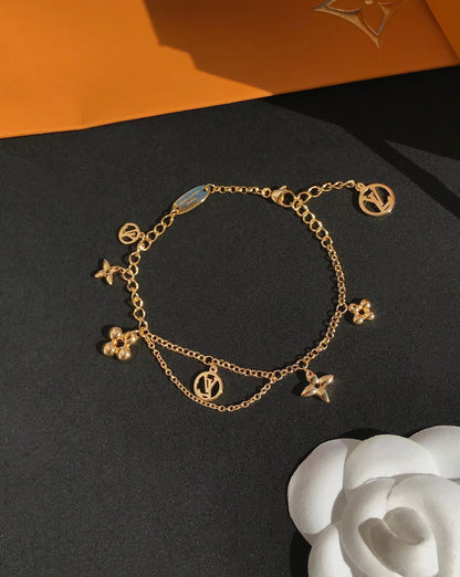 [Rose Jewellery]LV BLOOMING PINK GOLD MOP BRACELET