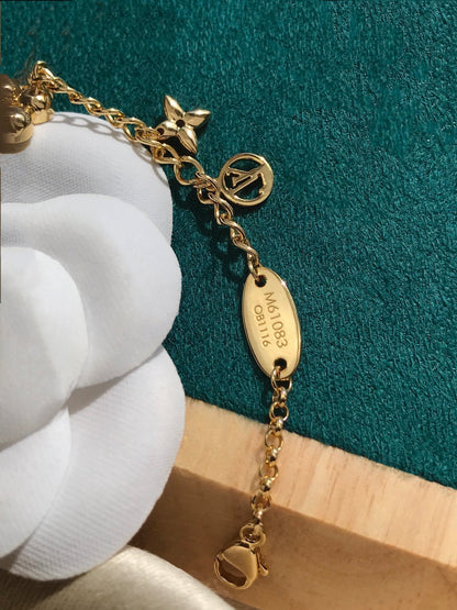 [Rose Jewellery]LV BLOOMING PINK GOLD MOP BRACELET