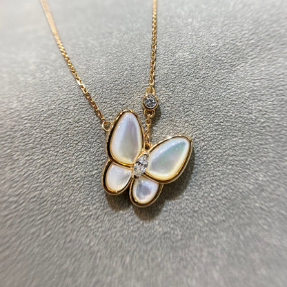 [Rose Jewellery]BUTTERFLY MOP DIAMOND NECKLACE