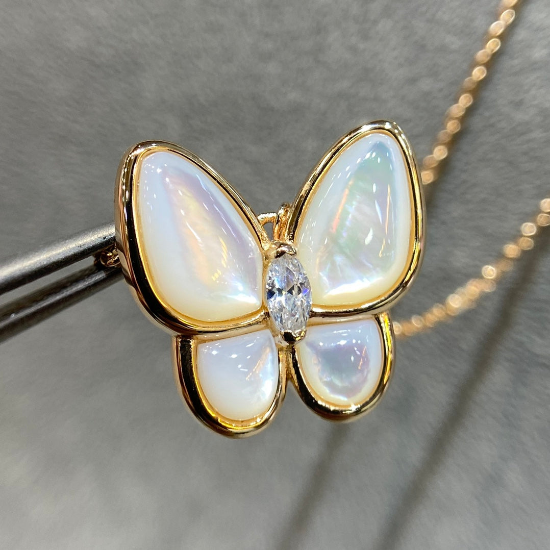 [Rose Jewellery]BUTTERFLY MOP DIAMOND NECKLACE