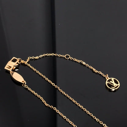 [Rose Jewellery]LV COLOR BLOSSOM PINK MOP SUN GOLD NECKLACE