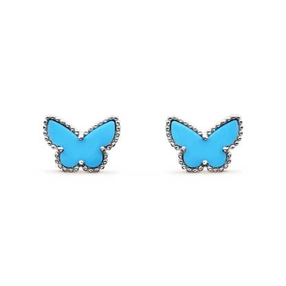 [Rose Jewellery]BUTTERFLY TURQUOISE EARRINGS SILVER