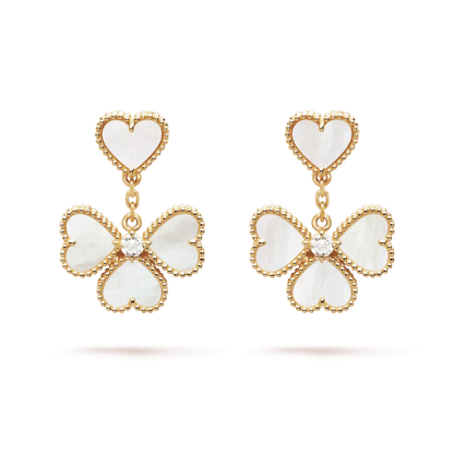 [Rose Jewellery]CLOVER SWEET WHITE MOP EARRINGS