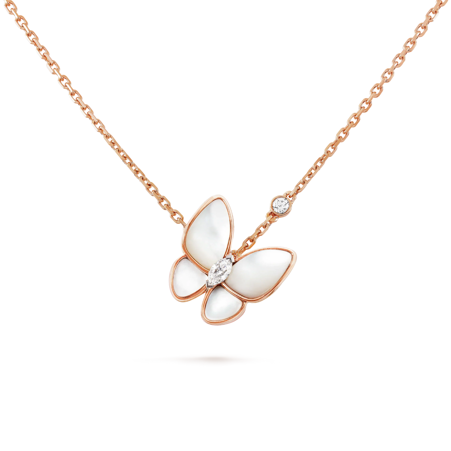 [Rose Jewellery]BUTTERFLY MOP DIAMOND NECKLACE